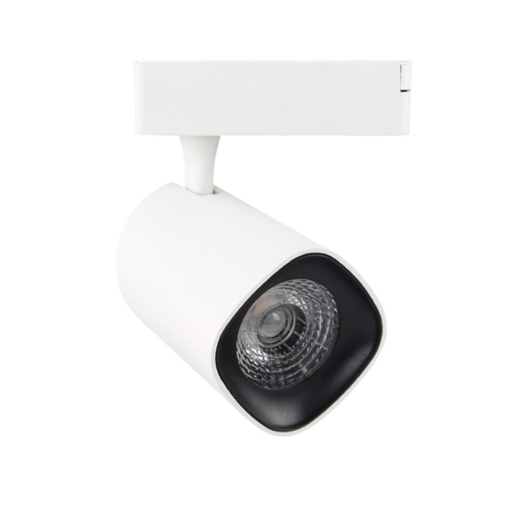 Spot rail monophase blanc design pro