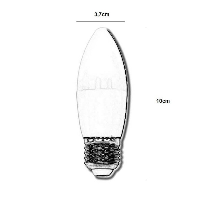 ACHETER Ampoule led vela 5w 270º IP20 E27