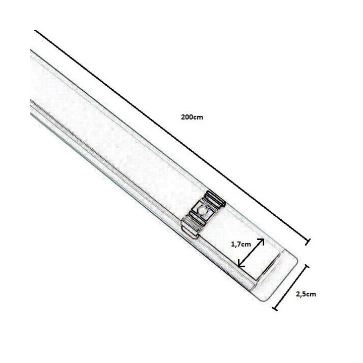 ACHETER Profil d'aluminium  ailes  2m . encastré