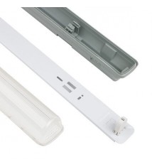 Installation facile du Support pour Tube LED 60cm – Montage en surface ou suspendu Installation facile du Support pour Tube LED 60cm – Montage en surface ou suspendu
