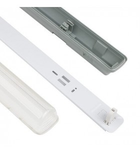 Installation facile du Support pour Tube LED 60cm – Montage en surface ou suspendu