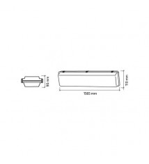 eclairage atelier entrepot 150cm double neon eclairage atelier entrepot 150cm double neon