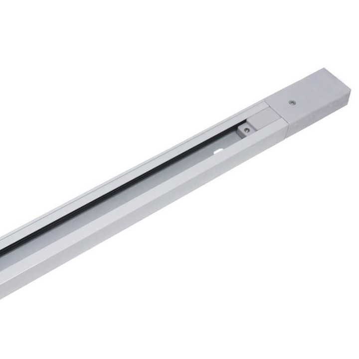 Rail monophasé de 2 mètres renforcé pour spot LED Rail