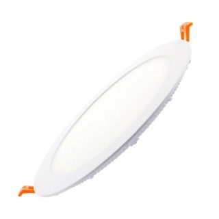 luminaire encastre led 20cm 20 watts blanc rond