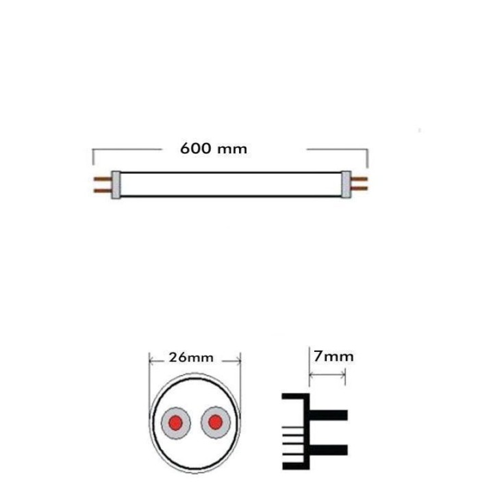 ACHETER Tube led 15w 1300lm Cristal 300º IP20 90cm