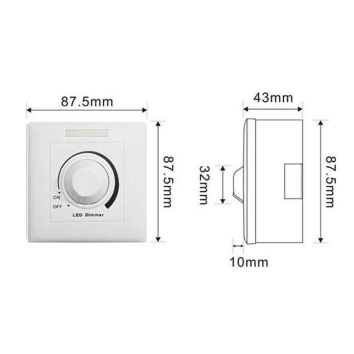 ACHETER Dimmer de empotrar para Tira LED IP20