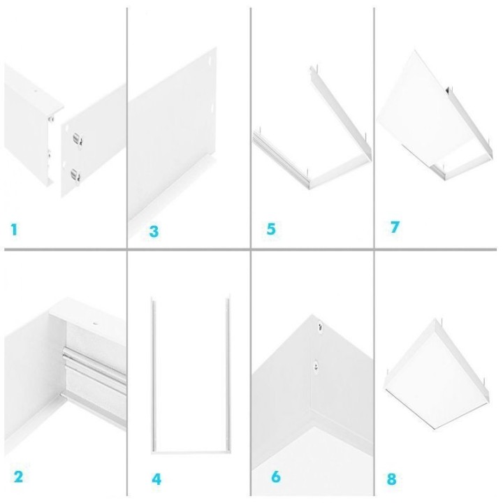 ACHETER Kit surface du panneau 60x60 blanc