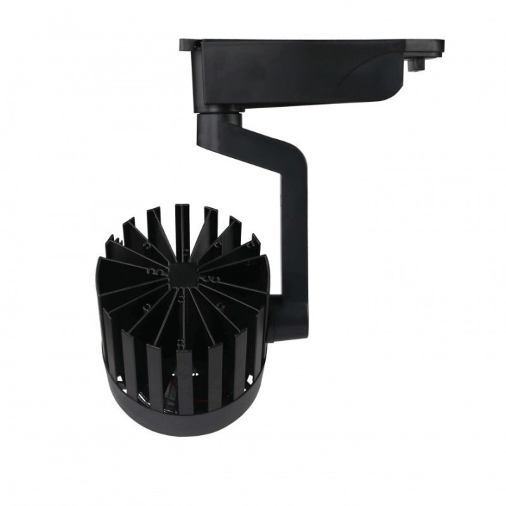 Acheter Spot LED 30W ROMA NOIR pour une voie monophasée - 35°