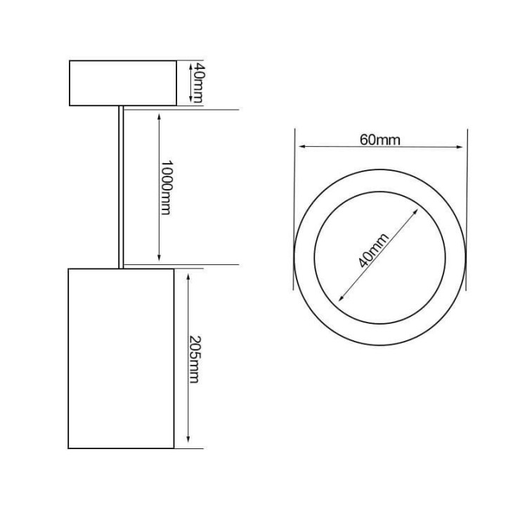 Focus Commercial Pendant LONDON 20W