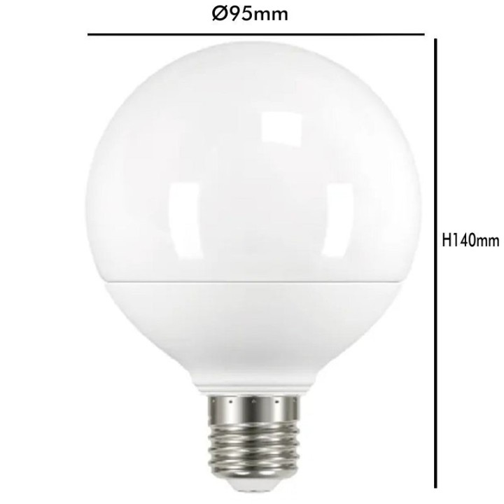 Ampoule LED E27 G95 15W Ballon