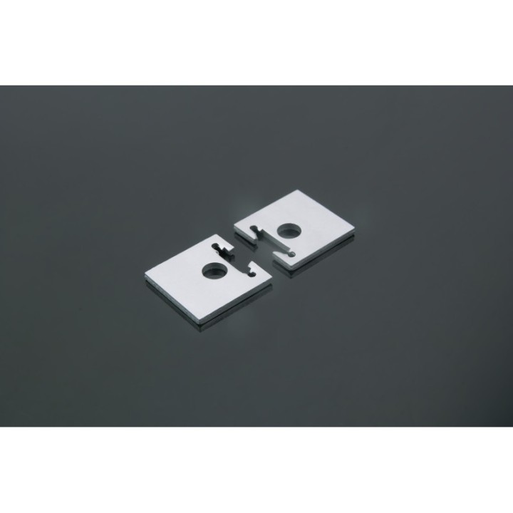 PROFILÉ 2M ALU PLAT ET DIFFUSEUR OPALE