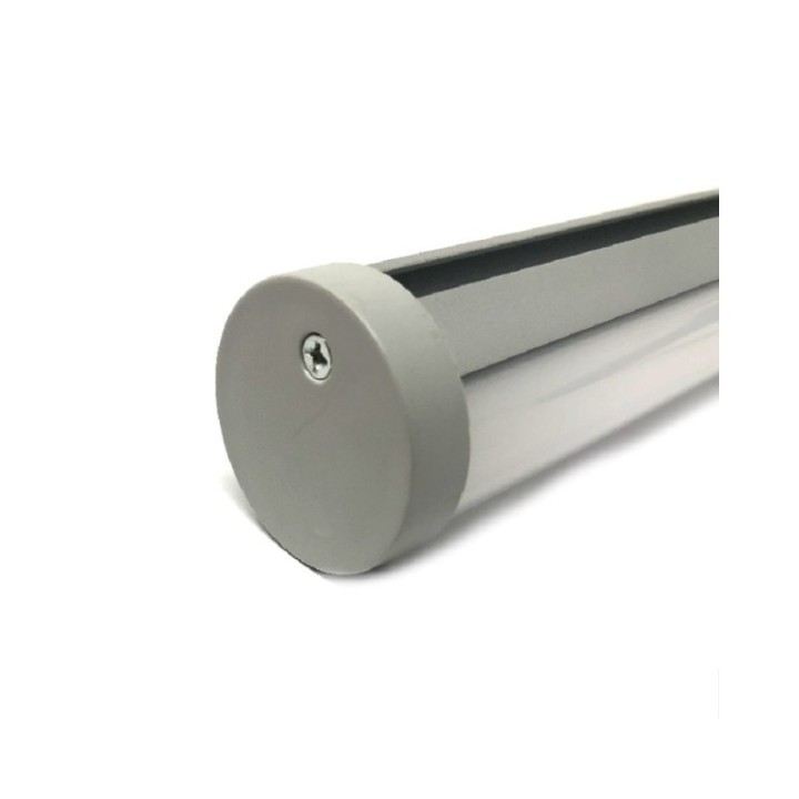 PROFILÉ 2M ALU ROND ET DIFFUSEUR OPALE