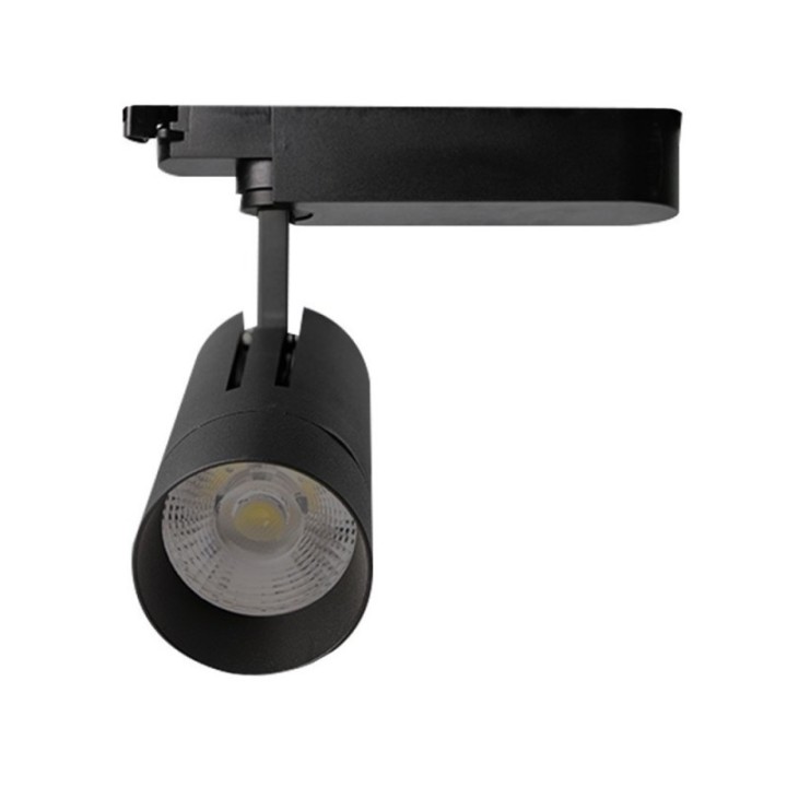 Spot LED 30W Noir Monophasé CCT