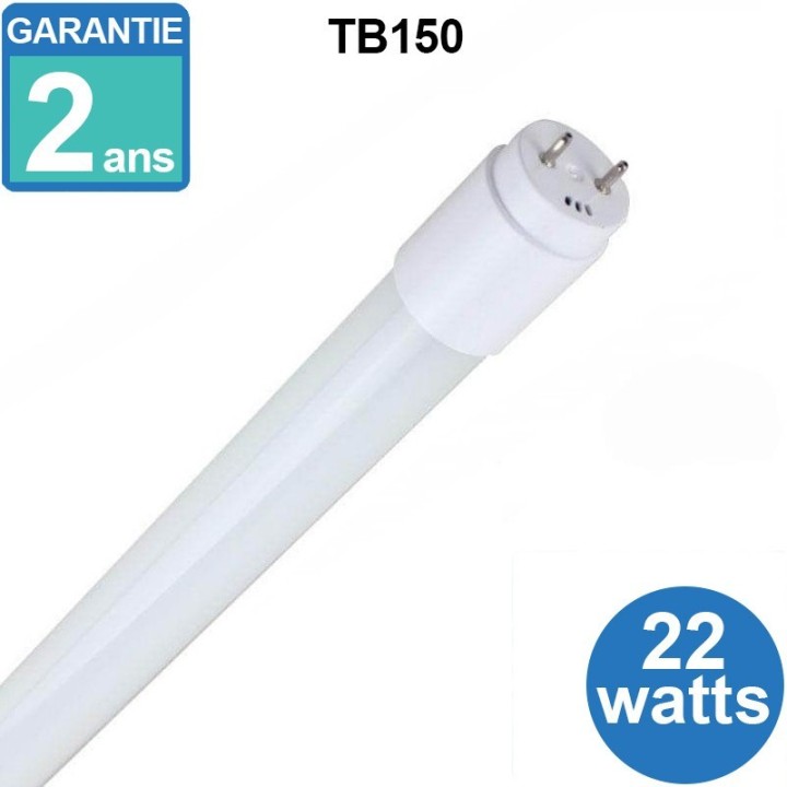 Tube LED - 22W - 150cm - verre