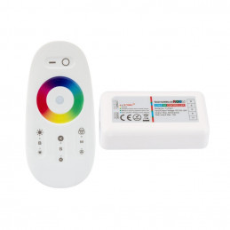 Kit pour choisir la couleur de lumière de son ruban LED entre 40 couleurs différentes. Télécommande tactile