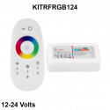 Kit de télécommande et récepteur pour ruban LED 12 et 24 Volts Kit de télécommande et récepteur pour ruban LED 12 et 24 Volts