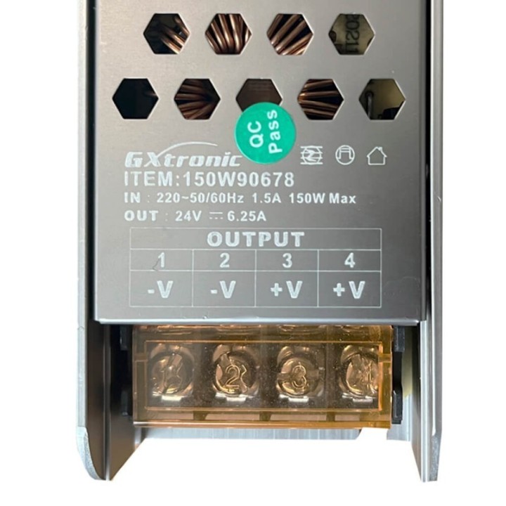 Alimentation 24V 150W - Aluminium IP20