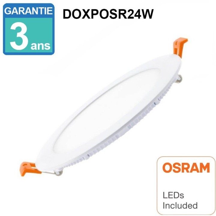 Downlight Slim LED Rond 24W -  120°