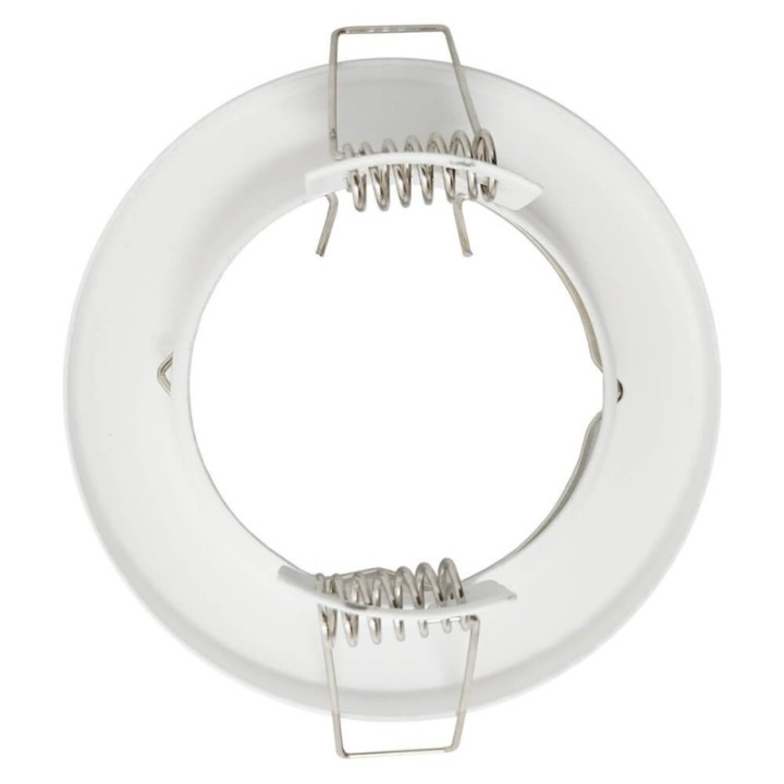 Anneau circulaire blanc pour LED dichroïque GU10 - MR16