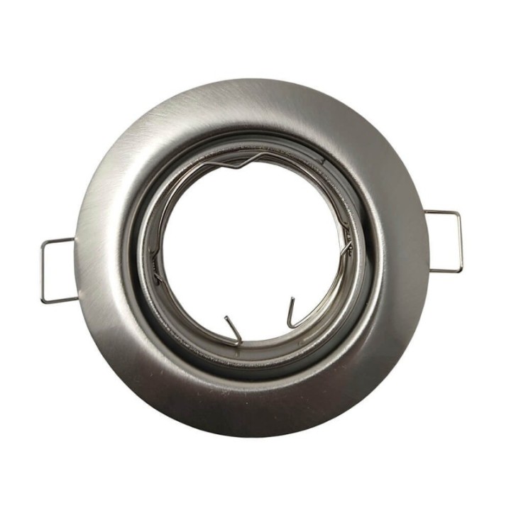 Anneau d'encastrement orientable chromé