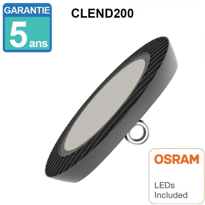cloche led industrielle pro 200 watts