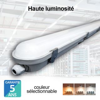 réglette LED 150cm éclairage parking