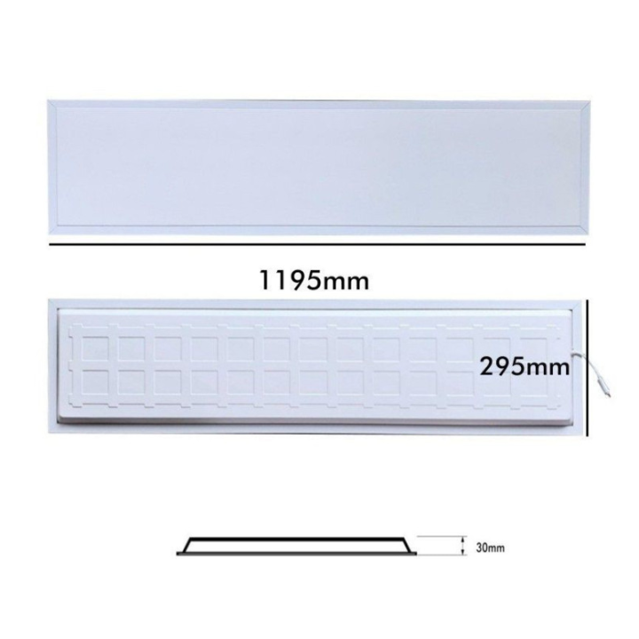 Dimension panneau led 1200 x 300 pour bureau