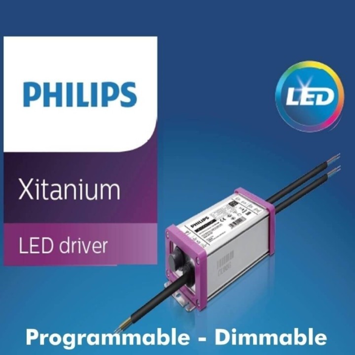 Réverbère LED 100W – Lampadaire extérieur IP65 avec driver Philips programmable