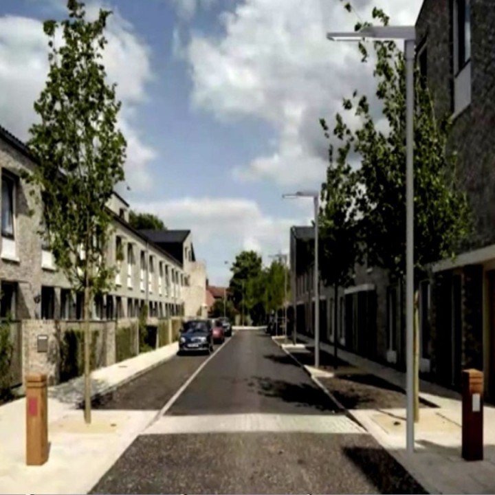 Réverbère LED 100W – Lampadaire extérieur IP65 avec driver Philips programmable