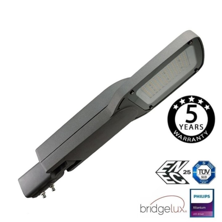 Réverbère LED 100W – Lampadaire extérieur IP65 avec driver Philips programmable