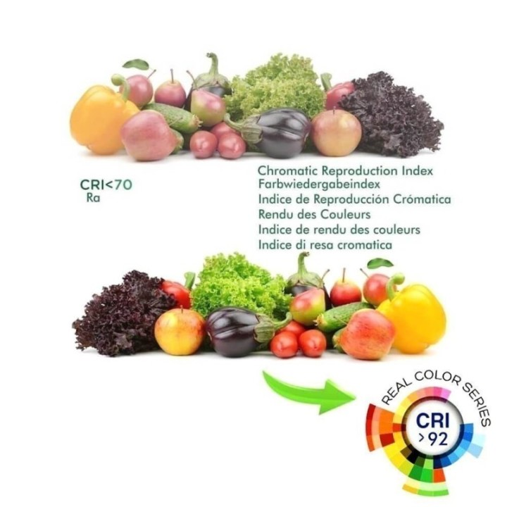 Spot LED Rail Monophasé 28W-40W - Noir - Optique réglable 24° ou 60° - UGR13 - CCT