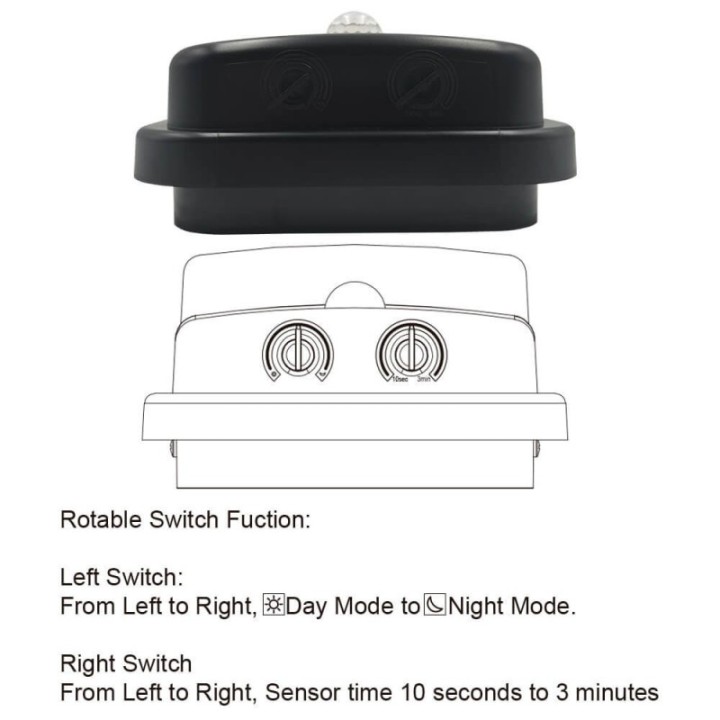 Applique LED 20W Extérieur avec Détecteur de présence – IP65 - CCT