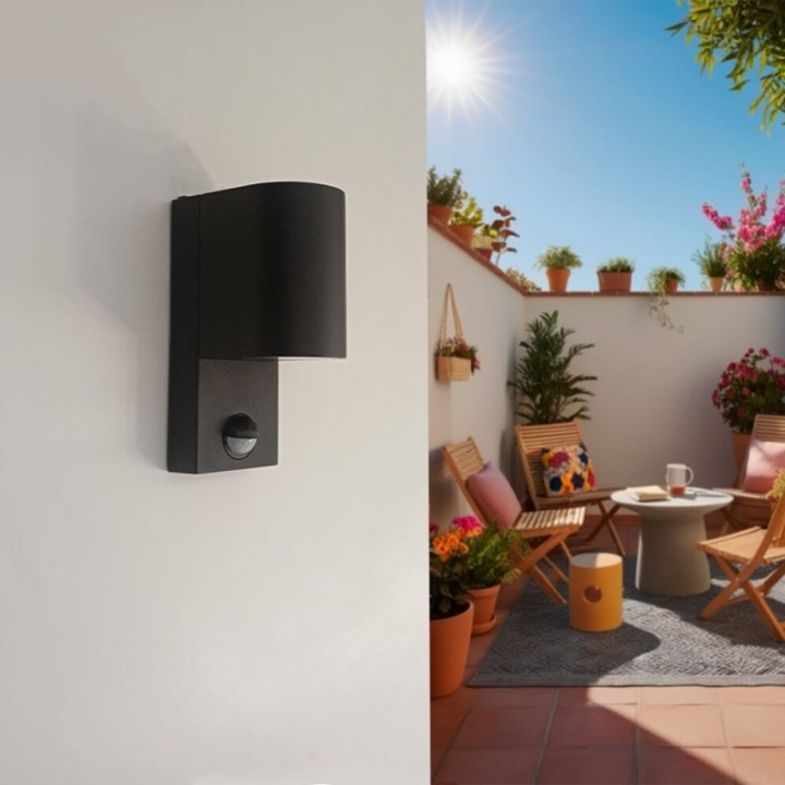 Applique LED Extérieure avec Détecteur PIR – IP65 – Compatible GU10