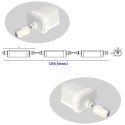 Facile à installer et à connecter pour une réglette LED 600 mm Facile à installer et à connecter pour une réglette LED 600 mm