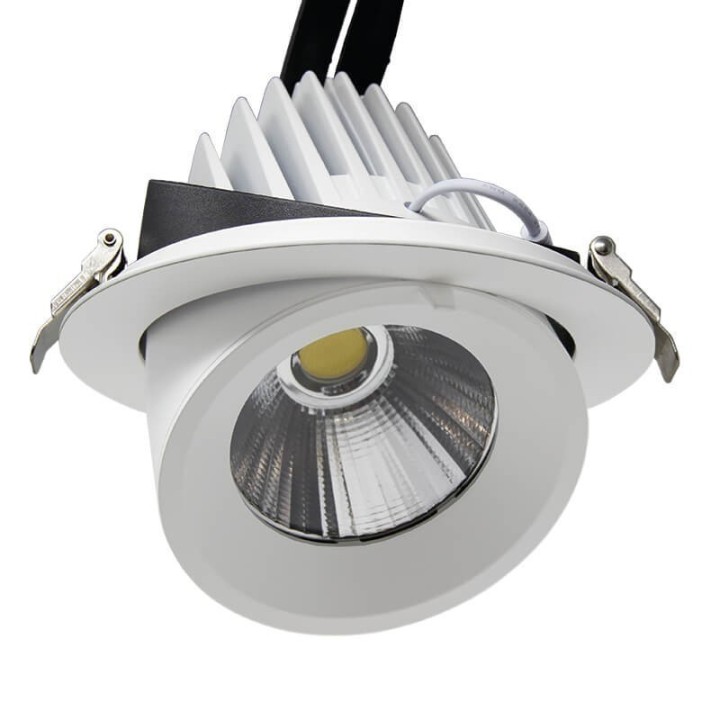 Spot LED Encastrable Orientable – 18W à 40W – Bridgelux – Driver GX-Tronic – CCT – CRI+92