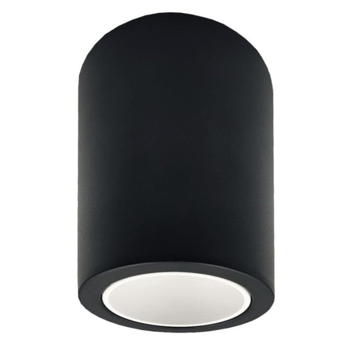 Applique Plafond GU10 – Noire – collerette interchangeable