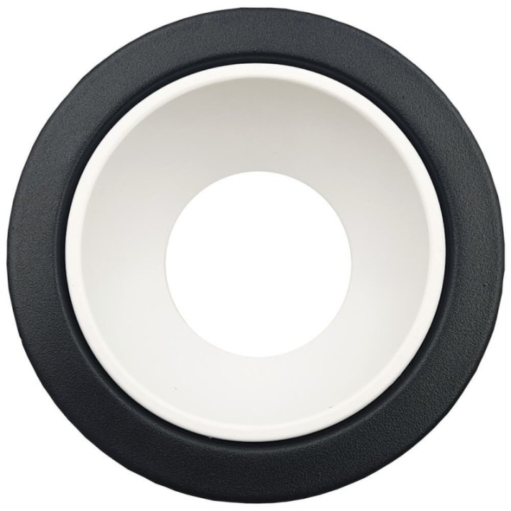 Applique Plafond GU10 – Noire – collerette interchangeable