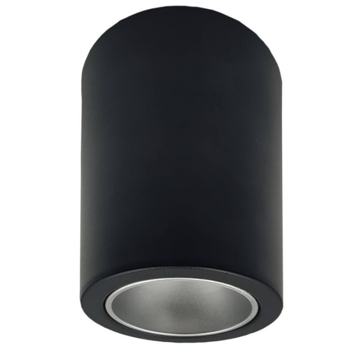 Applique Plafond GU10 – Noire – collerette interchangeable