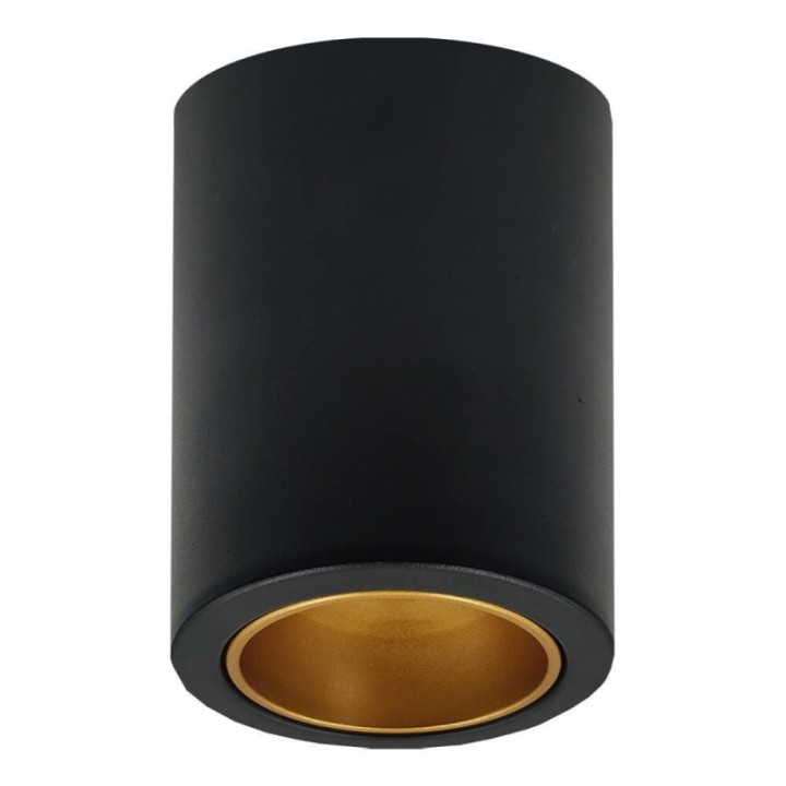 Applique Plafond GU10 – Noire – collerette interchangeable