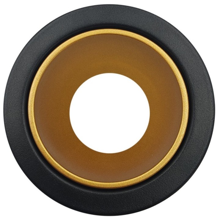 Applique Plafond GU10 – Noire – collerette interchangeable