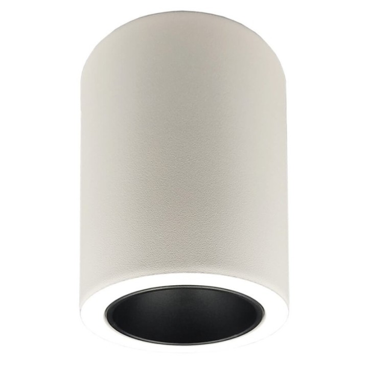 Applique Plafond Basculante GU10 – Blanche – Collerette interchangeable