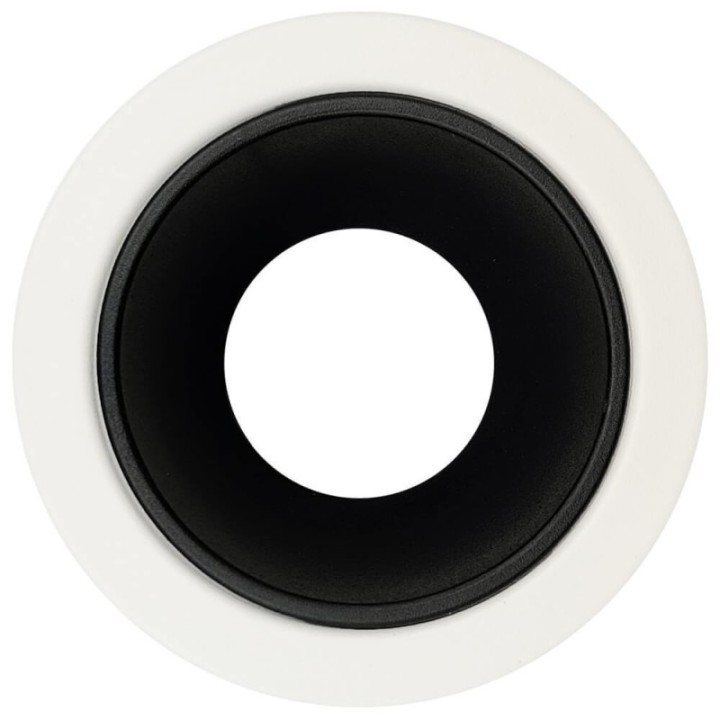 Applique Plafond Basculante GU10 – Blanche – Collerette interchangeable