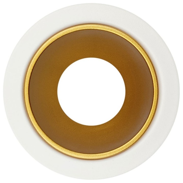 Applique Plafond Basculante GU10 – Blanche – Collerette interchangeable