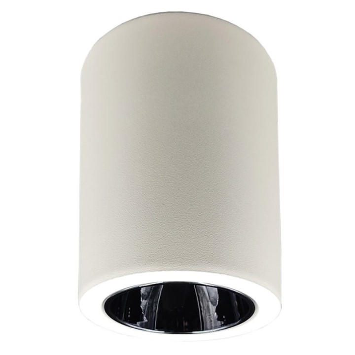 Applique Plafond Basculante GU10 – Blanche – Collerette interchangeable