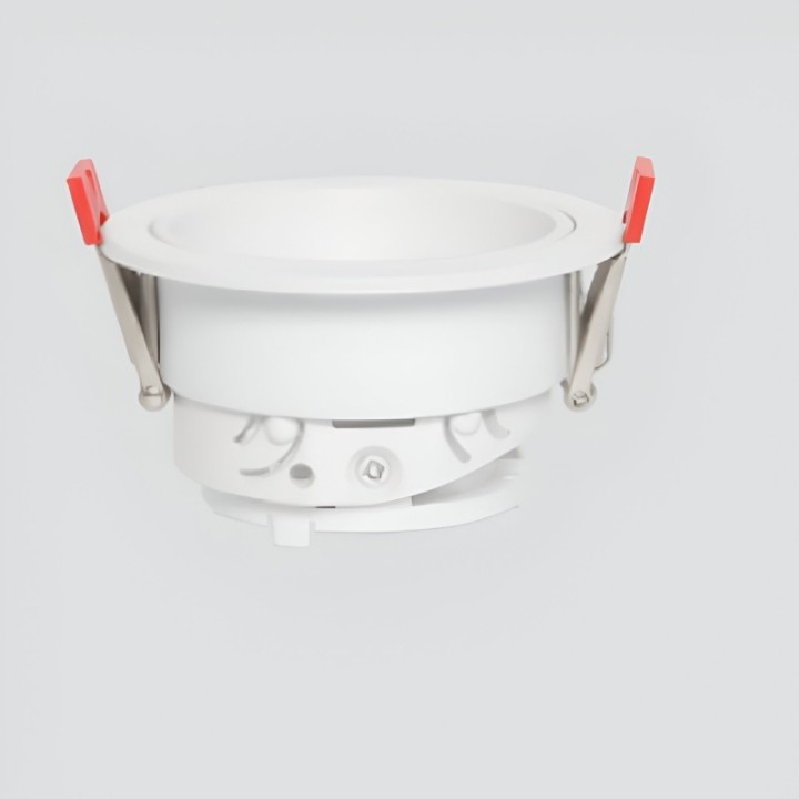 Anneau d’Encastrement Circulaire GU10 Blanc – Design Orientable