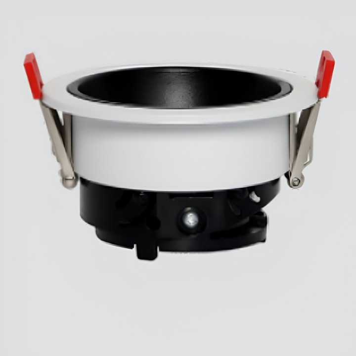 Anneau d’Encastrement Circulaire GU10 Blanc – Design Orientable
