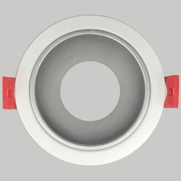 Anneau d’Encastrement Circulaire GU10 Blanc – Design Orientable