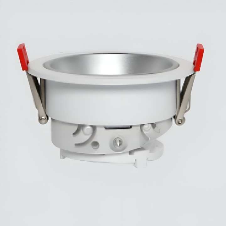 Anneau d’Encastrement Circulaire GU10 Blanc – Design Orientable