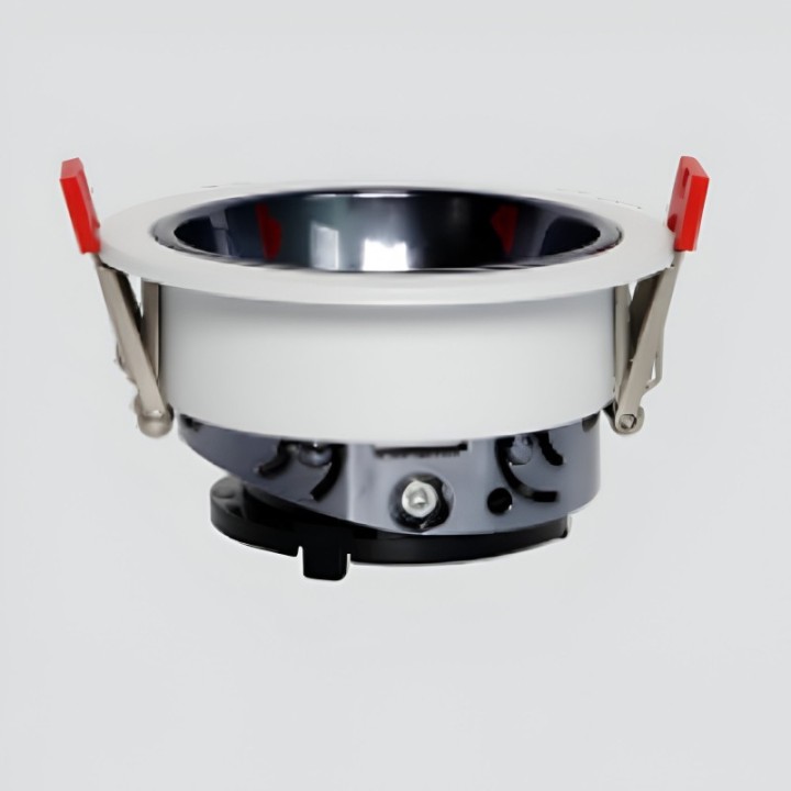 Anneau d’Encastrement Circulaire GU10 Blanc – Design Orientable