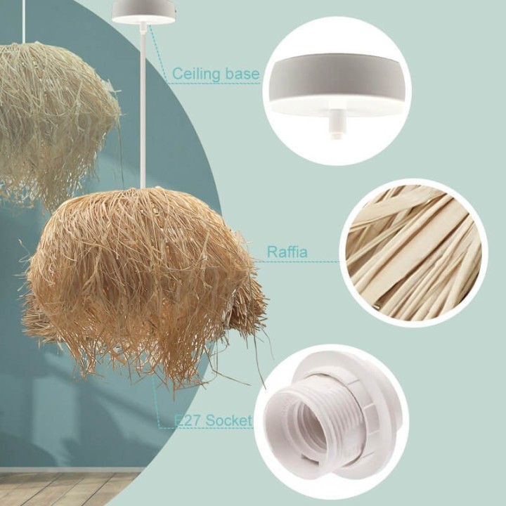 Lampe Suspendue - PAI pour LED E27